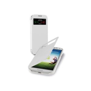 Maska Cellular Line BOOK-ID za Samsung Galaxy S4 i9500 bela