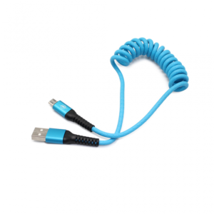 Data kabl Spring micro USB plavi 1m