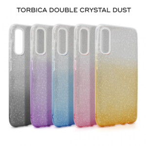 Maska Double Crystal Dust za iPhone 11 Pro Max 6.5 zuto srebrna