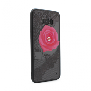 Maska Lace Flower za Samsung G955 S8 Plus pink