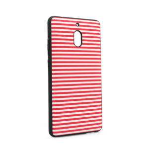 Maska Luo Stripes za Nokia 2.1 2018 crvena