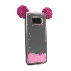 Maska Shimmer Mouse fluid za Samsung G955 S8 plus pink