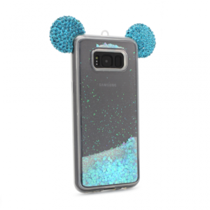 Maska Shimmer Mouse fluid za Samsung G955 S8 plus svetlo plava