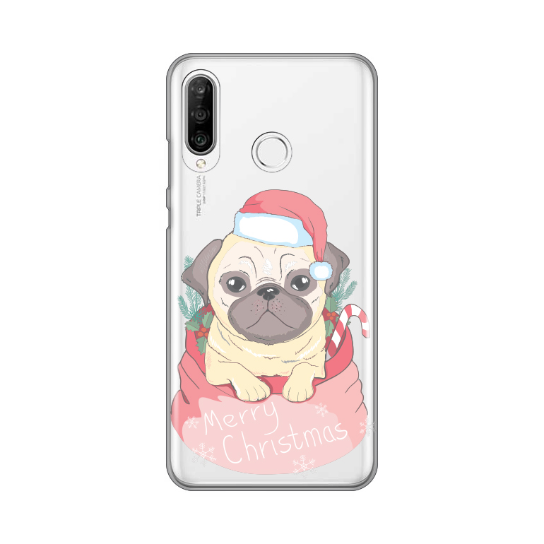 Maska Silikonska Print Skin za Huawei P30 Lite Christmas Cutie