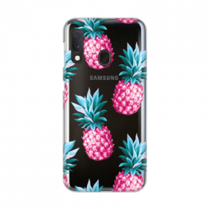 Maska Silikonska Print Skin za Samsung A202F Galaxy A20e Pink Pineapples