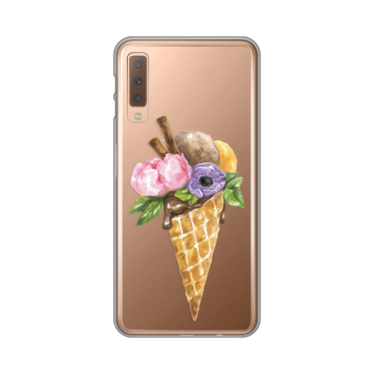 Maska Silikonska Print Skin za Samsung A750FN Galaxy A7 2018 Watercolor Ice Cream