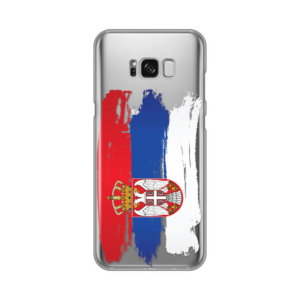 Maska Silikonska print skin za Samsung G955 S8 Plus Serbian Splash Flag