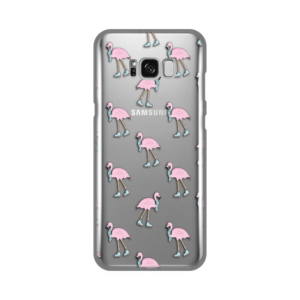 Maska Silikonska Print Skin za Samsung G955 S8 Plus Winter Flamingo Pattern