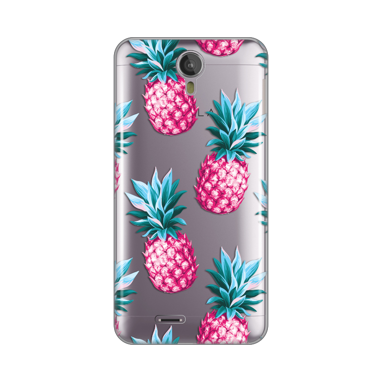 Maska Silikonska Print Skin Za Tesla Smartphone 6.2 Pink Pineapples