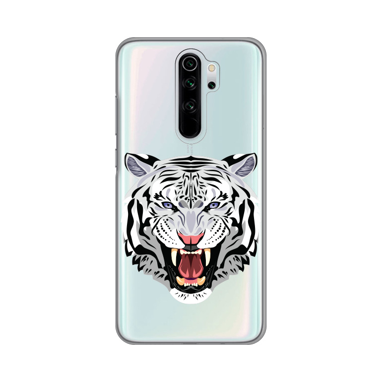 Maska Silikonska Print Skin za Xiaomi Redmi Note 8 Pro Mad Tiger