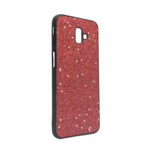 Maska Sparkle Shiny za Samsung J610FN Galaxy J6 Plus crvena