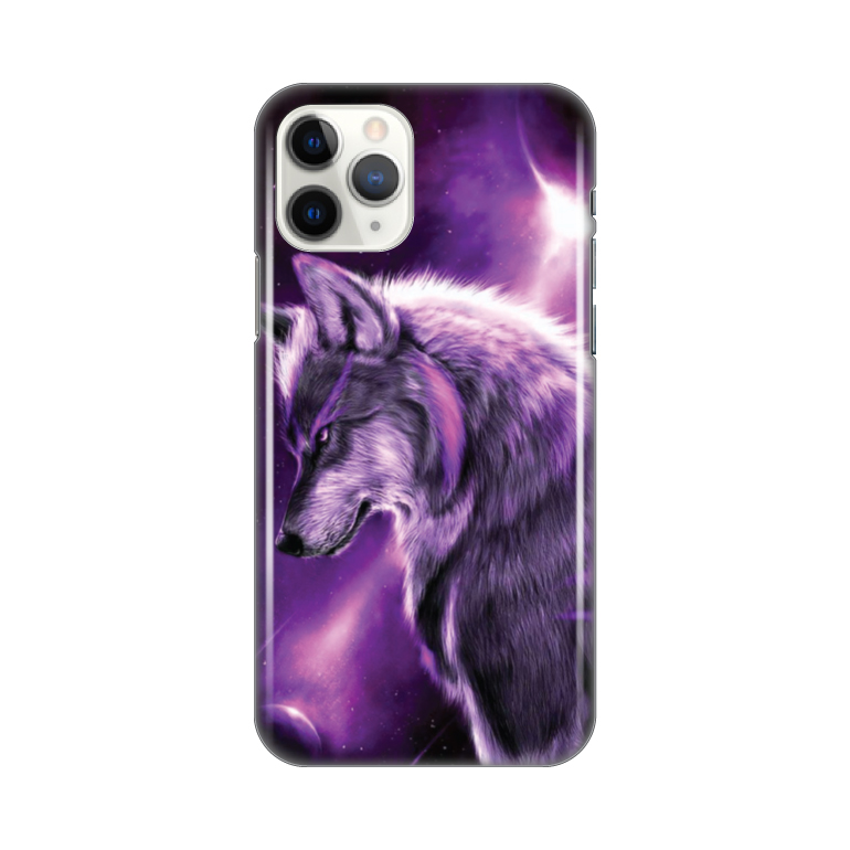 Maska Silikonska Print za iPhone 11 Pro 5.8 Purple Wolf