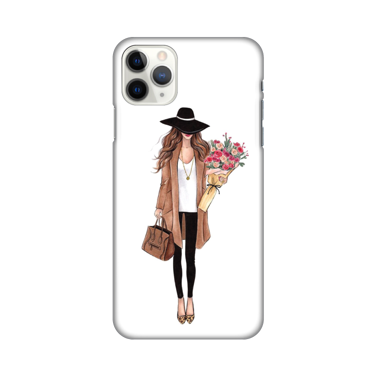 Maska Silikonska Print za iPhone 11 Pro Max 6.5 Autumn Fashion Girl