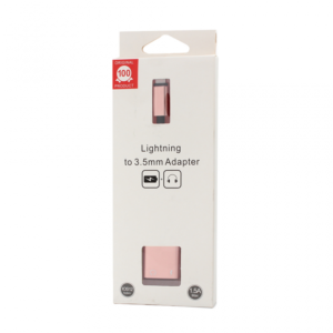Adapter za slusalice i punjenje IP-13 iPhone lightning roze