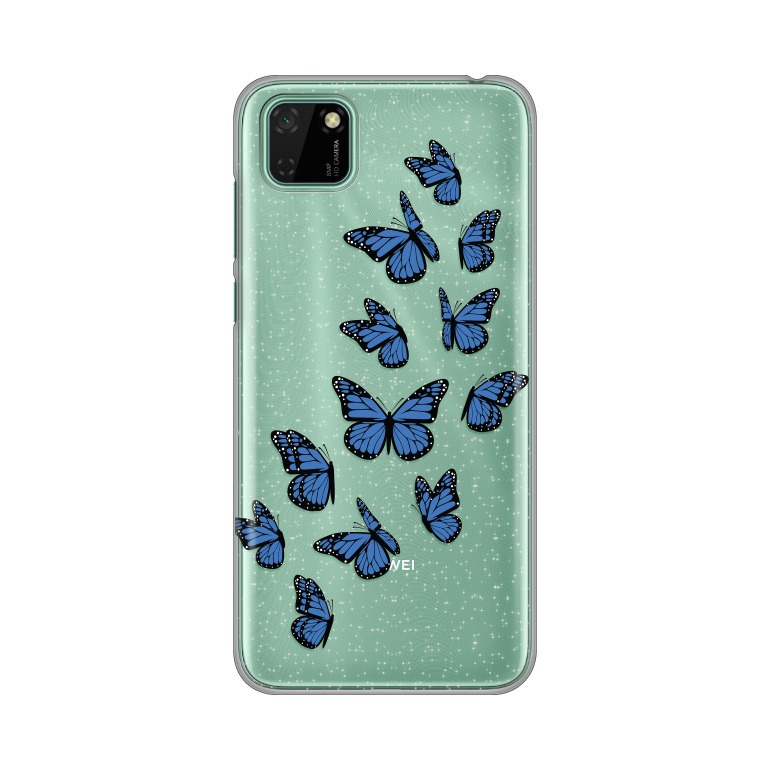 Maska Silikonska Print Skin Diamond za Huawei Y5p/Honor 9S Blue Butterflies