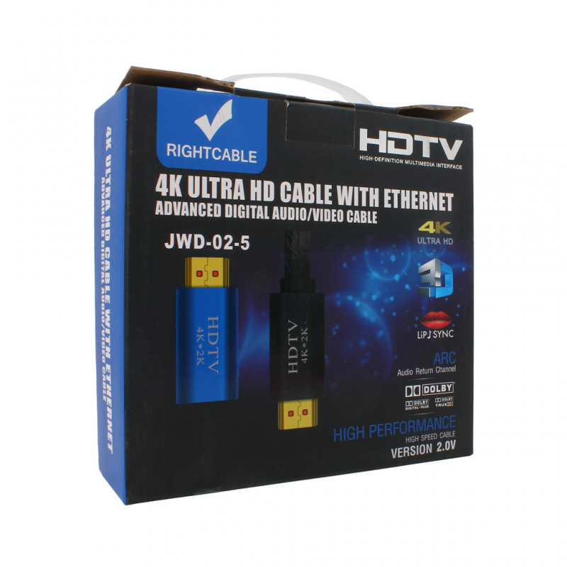 Kabl HDMI 4K 5m JWD-02