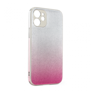Maska Glass Glitter za iPhone 12 5.4 pink