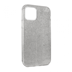 Maska Crystal Dust za iPhone 12/12 Pro 6.1 srebrna