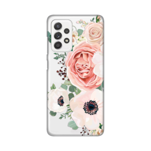 Maska Silikonska Print Skin za Samsung A525F/A526B Galaxy A52 4G/5G (EU) Luxury Pink Flowers