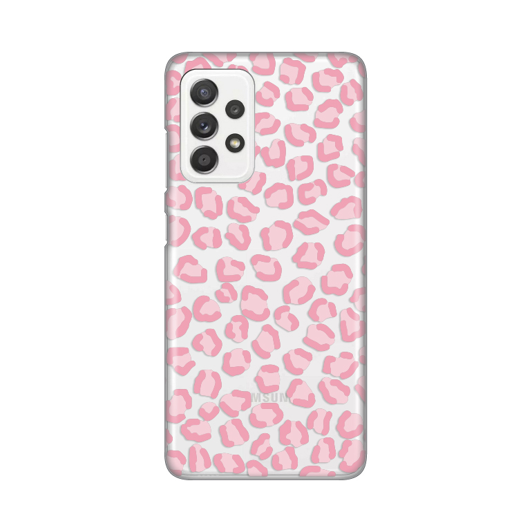 Maska Silikonska Print Skin za Samsung A525F/A526B/A528B Galaxy A52 4G/A52 5G/A52s 5G Pink Cheetah