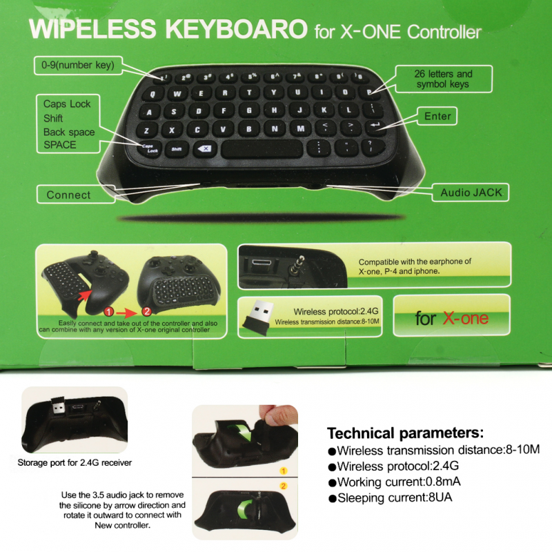 Dobe TYX-586 kontroler tastatura za Xbox ONE (S) crni