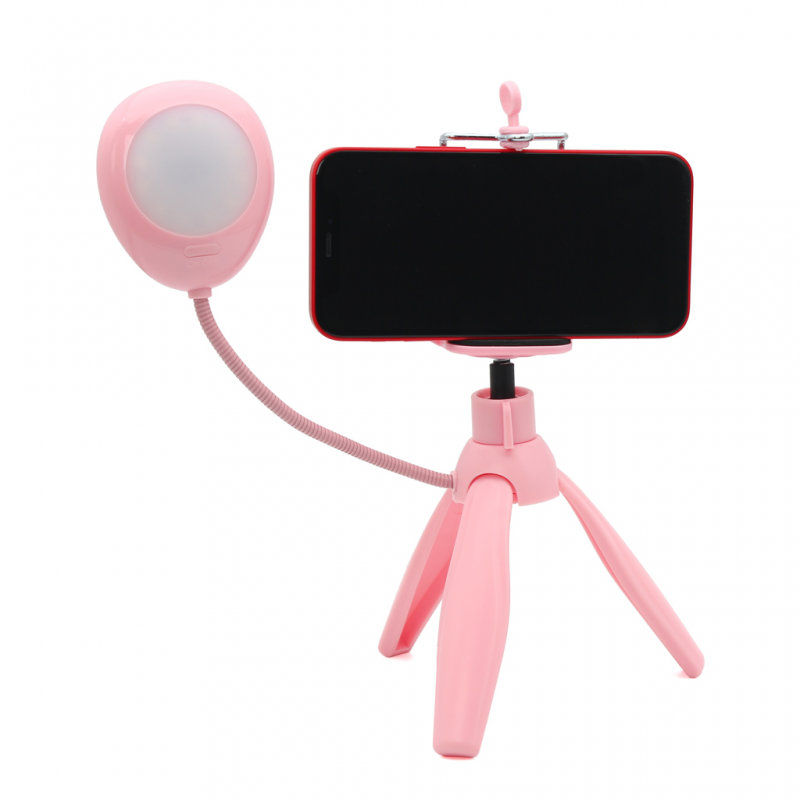 Drzac za mobilni telefon sa LED rasvetom A22 pink
