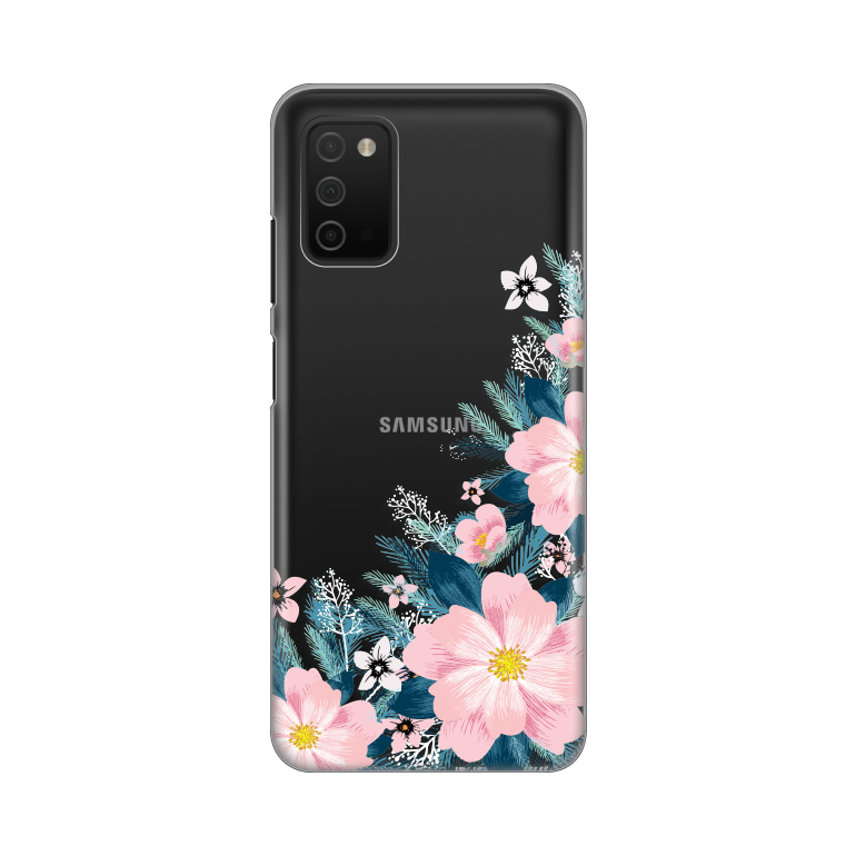 Maska Silikonska Print Skin za Samsung A037G Galaxy A03s Bright Flowers