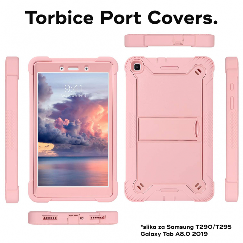 Maska Port Covers za Samsung T290/T295 Galaxy Tab A8.0 2019 crna