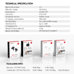 Bluetooth slusalice Fantech TX-1 Pro Mithril bele