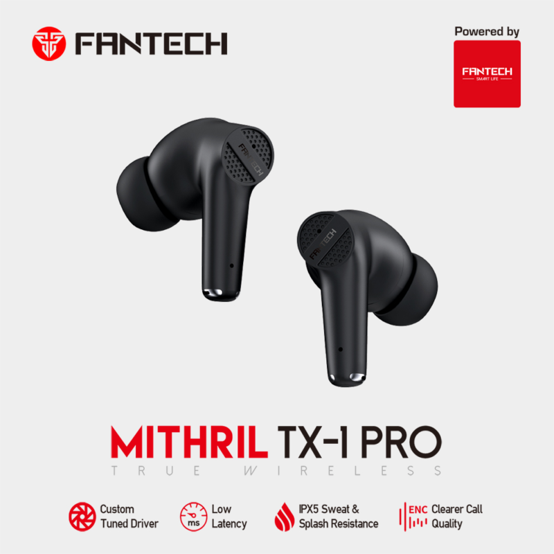 Bluetooth slusalice Fantech TX-1 Pro Mithril crne