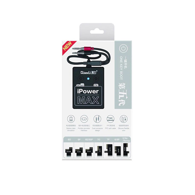 Power cable QianLi iPower Max za Iphone 6G/6S/6P/SE/6SP/7G/7P/8G/8P/X/XS/XS MAX/11/11 PRO/11 PRO MAX