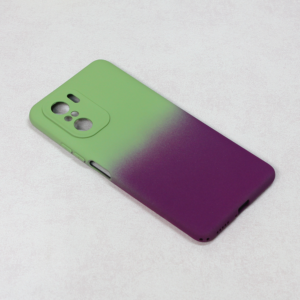 Maska Double Color za Xiaomi Poco F3/Mi 11i zeleno-ljubicasta