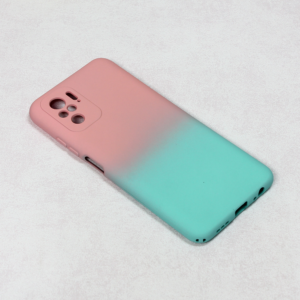 Maska Double Color za Xiaomi Redmi Note 10 4G/Note 10s roze-mint