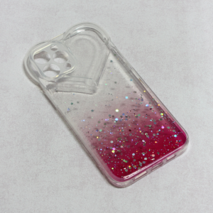 Maska Heart Glitter za iPhone 12 Pro Max 6.7 pink