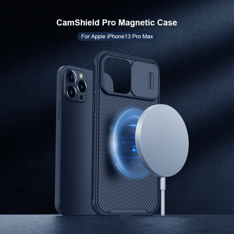 Maska Nillkin CamShield Pro Magnetic za iPhone 13 Pro Max 6.7 crna