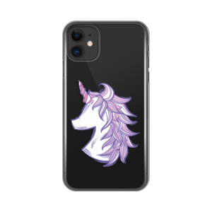 Maska Silikonska Print Skin za iPhone 11 6.1 Purple Unicorn