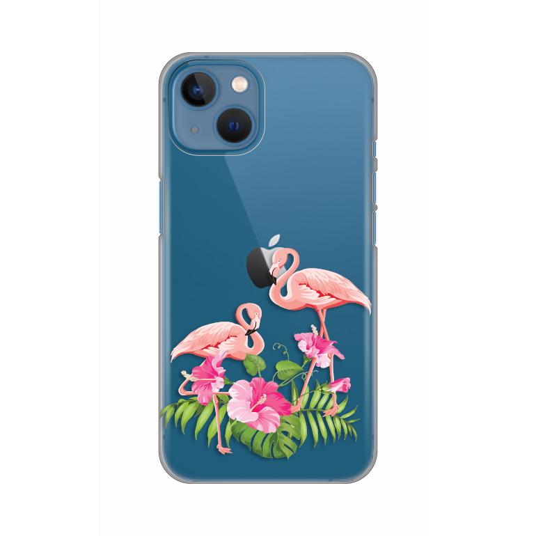 Maska Silikonska Print Skin za iPhone 13 6.1 Flamingo