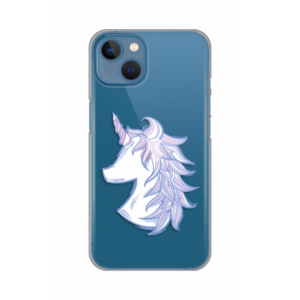 Maska Silikonska Print Skin za iPhone 13 6.1 Purple Unicorn