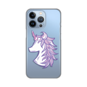 Maska Silikonska Print Skin za iPhone 13 Pro 6.1 Purple Unicorn