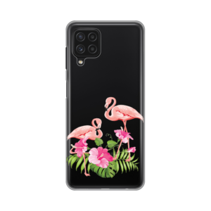 Maska Silikonska Print Skin za Samsung A225 Galaxy A22 4G Flamingo
