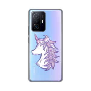 Maska Silikonska Print Skin za Xiaomi 11T/11T Pro Purple Unicorn