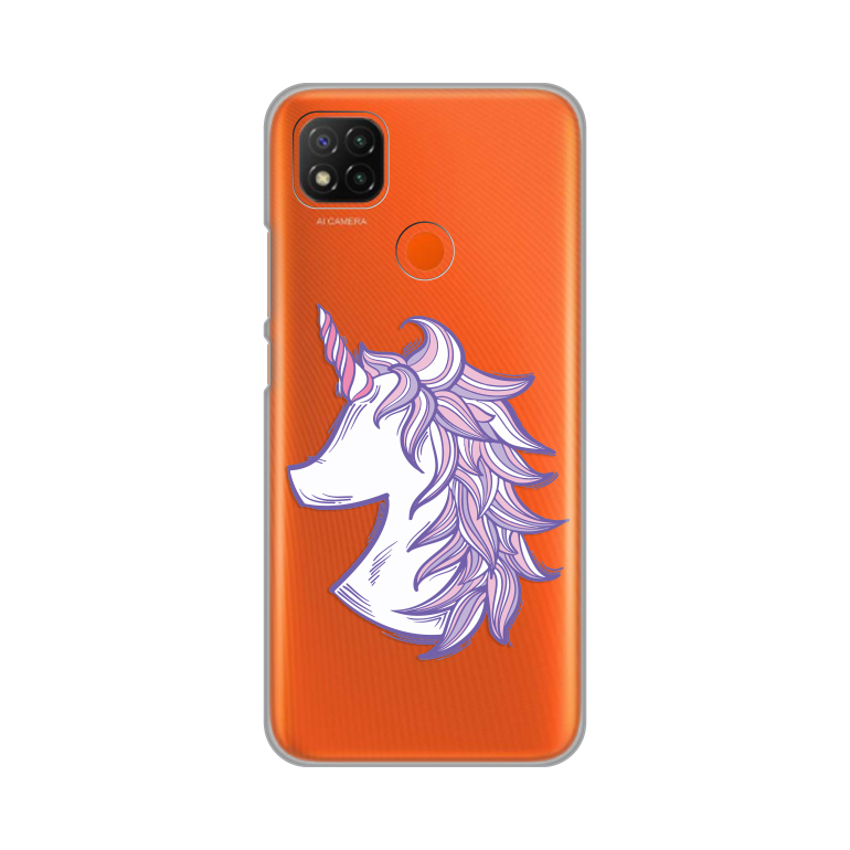 Maska Silikonska Print Skin za Xiaomi Redmi 9C Purple Unicorn