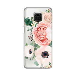 Maska Silikonska Print Skin za Xiaomi Redmi Note 9 Pro/Note 9 Pro Max/Note 9S Luxury Pink Flowers