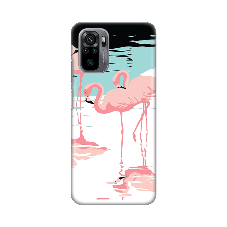 Maska Silikonska Print za Xiaomi Redmi Note 10 4G/10s Pink Flamingos