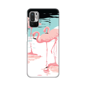 Maska Silikonska Print za Xiaomi Redmi Note 10 5G Pink Flamingos