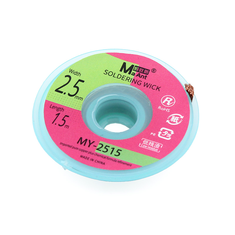 Traka (zica) za razlemljivanje i uklanjanje kalaja MaAnt MY-2515 2,5mm-1,5m 20656