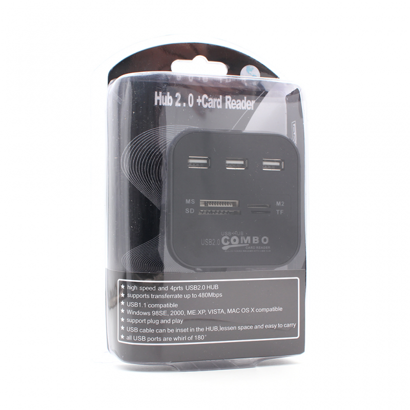 USB HUB i citac kartica 2u1 JWD-U35