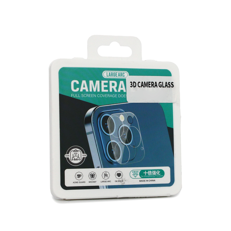Zastita kamere 3D Full Cover za iPhone 12 6.1 transparent
