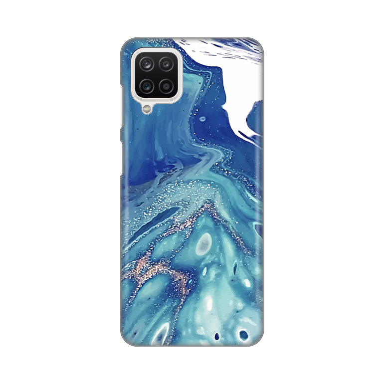 Maska Silikonska Print za Samsung A125F Galaxy A12 Blue Marble