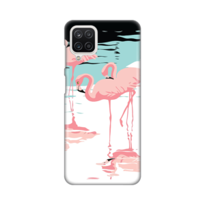 Maska Silikonska Print za Samsung A125F Galaxy A12 Pink Flamingos
